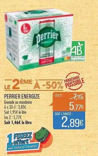 Match Perrier energize offre