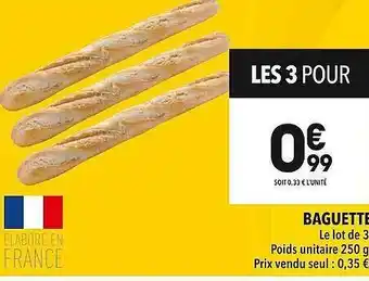 Supeco Baguette offre