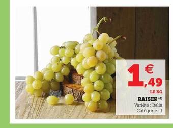 Super U Raisin offre