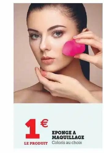 Super U Éponge à maquillage offre