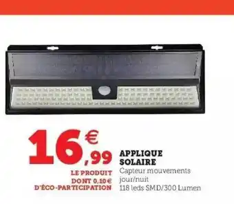 Applique solaire