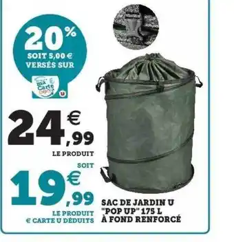 Super U Sac de jardin u offre