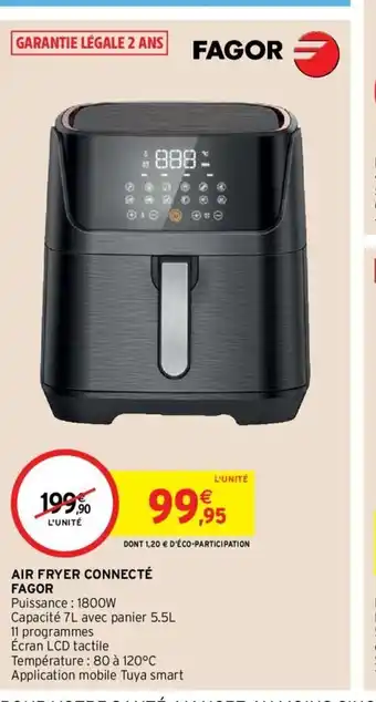 Air Fryer Connecté Fagor
