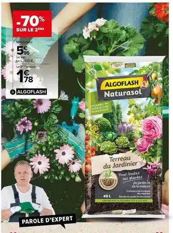 Carrefour Market Terreau Du Jardinier Algoflash offre