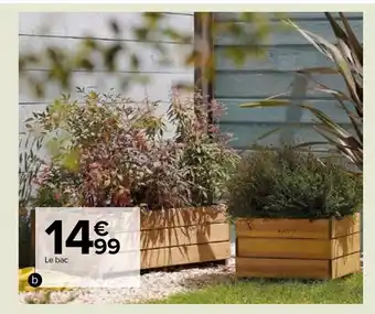 Carrefour Market Bac Carré En Bois offre