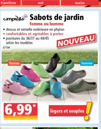 Sabots de jardin