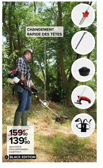 Carrefour Market Outil 4 en 1 Thermique 43 offre