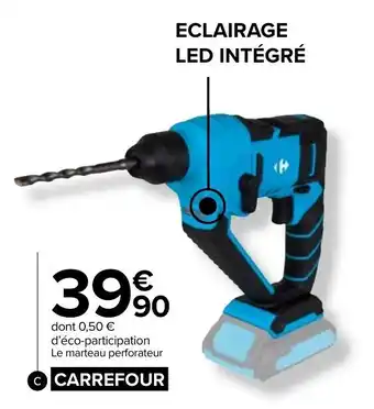 Carrefour Market Marteau Perforateur 20V Sans Batterie Carrefour offre