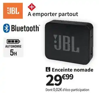 Jbl enceinte nomade go essential