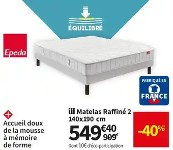 Epeda matelas ressorts ensachés raffiné 2