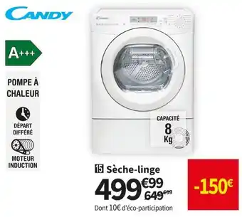 Conforama Candy seche-linge chp h8a3de-47 offre