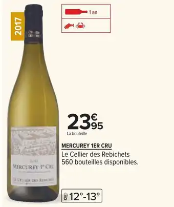 Le cellier des rebichets mercurey 1er cru