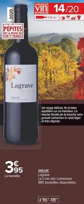 Carrefour La croix des cammazes gaillac 2020 offre