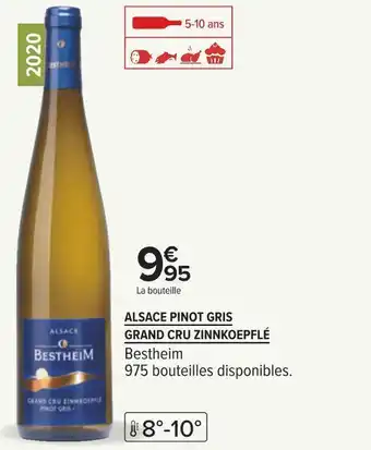 Bestheim alsace pinot gris grand cru zinnkoepflé 2020