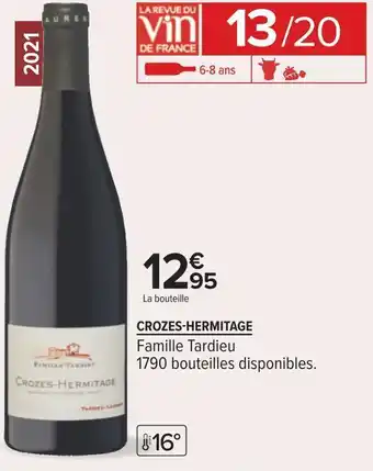 Famille tardieu crozes-hermitage 2021