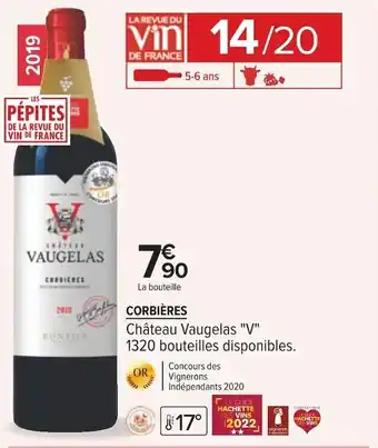 Château vaugelas corbières 2019