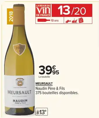 Naudin père & fils meursault 2018