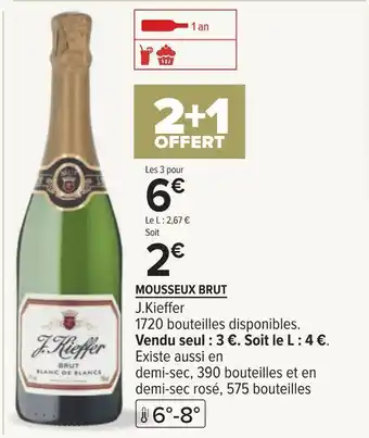 J.kieffer mousseux brut