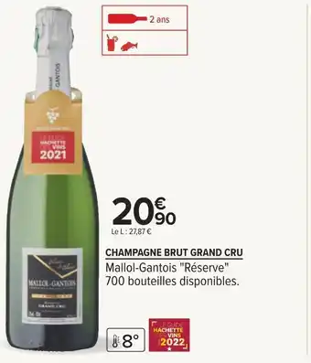 Carrefour Champagne brut grand cru offre