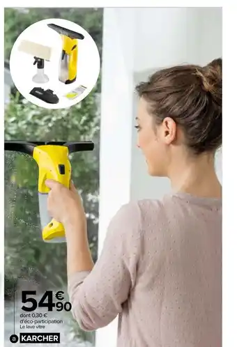 Carrefour Market Lave Vitre WV 2 plus N Karcher offre