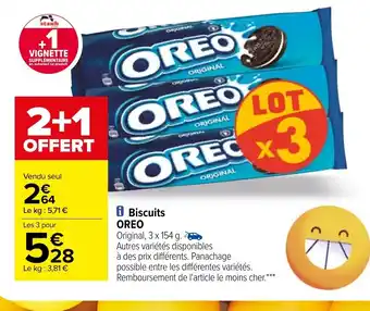 Carrefour Biscuits Oreo offre