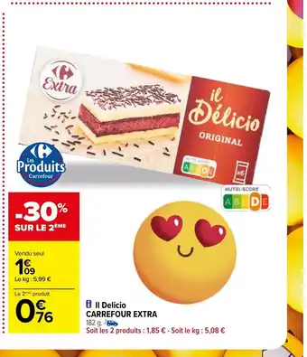 Carrefour IL Delicio Carrefour Extra offre