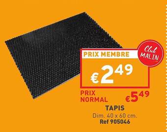 Trafic Tapis offre