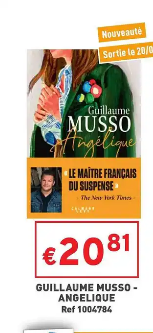 Guillaume musso - angelique