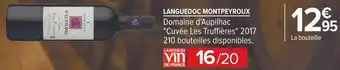 Carrefour Domaine d'aupilhac languedoc montpeyroux offre