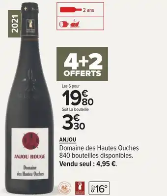 Carrefour Domaine des hautes ouches anjou 2021 offre