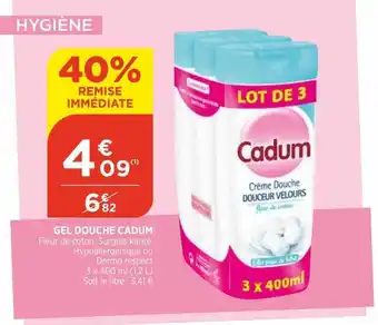 Gel douche cadum