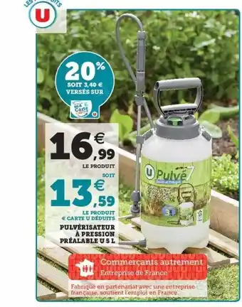 Pulvérisateur à pression préalable u 5l