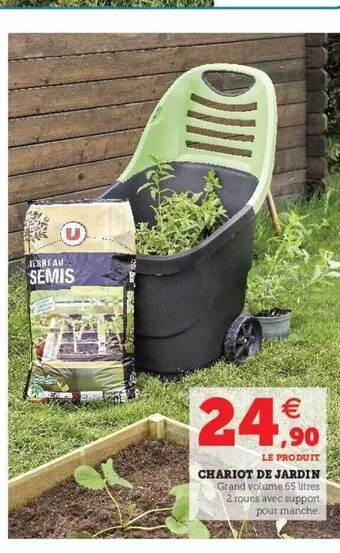 Hyper U Chariot de jardin offre