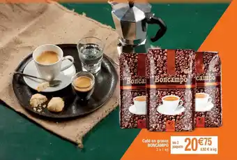 Migros Café en grains boncampo offre