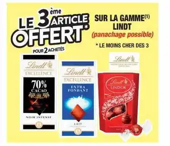 Migros La gamme lindt offre