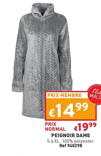 Trafic Peignoir dame offre