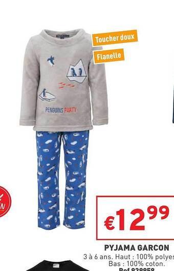 Trafic Pyjama garçon offre