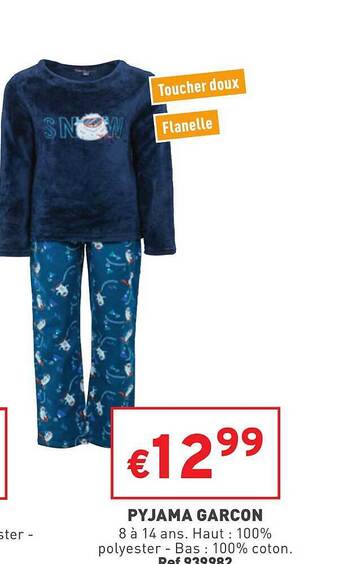 Trafic Pyjama garçon offre