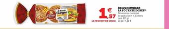 U Express Brioch'burger la fournée dorée offre