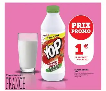 U Express Yaourt à boire yop offre