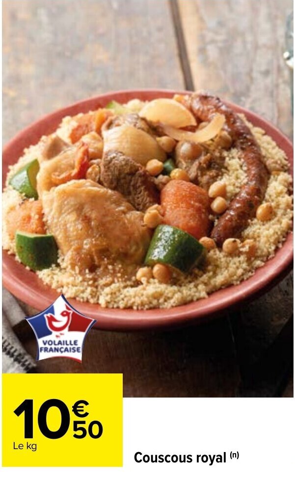 Promo Couscous royal chez Carrefour