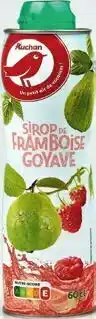 Auchan SIROP DE FRAMBOISE GOYAVE offre
