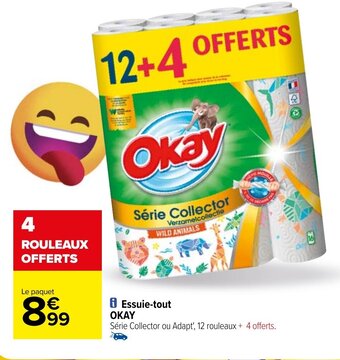 Carrefour Essuie-tout OKAY offre