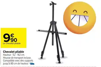 Chevalet pliable