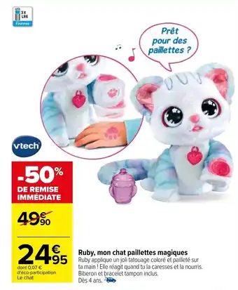 Carrefour Ruby, mon chat paillettes magiques offre