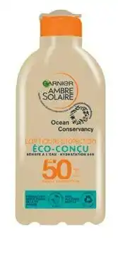 Auchan LAIT HAUTE PROTECTION ÉCO-CONÇU SPF 50 AMBRE SOLAIRE offre