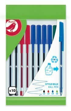 Auchan 10 STYLOS BILLES offre