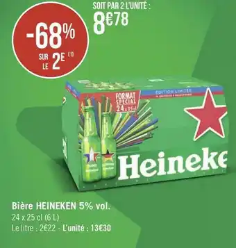 Bière 5% vol.