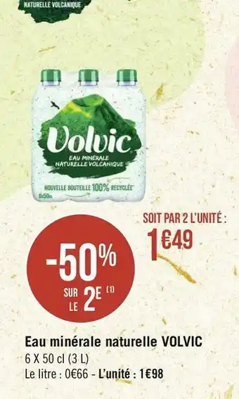 Géant Casino Eau minérale naturelle offre