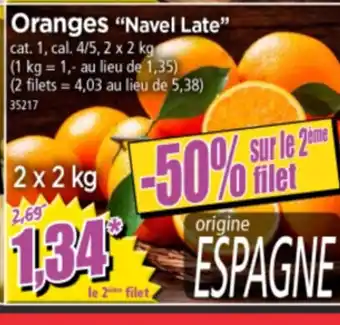 Norma Oranges Navel Late offre